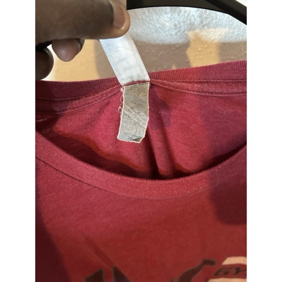 UFC Gym Men's XL T-Shirt Maroon Heather Short Sleeve Training Workout MMA - Picture 4 of 4